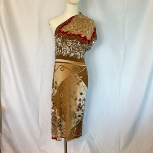 Jean Paul Gaultier one shoulder dress size M